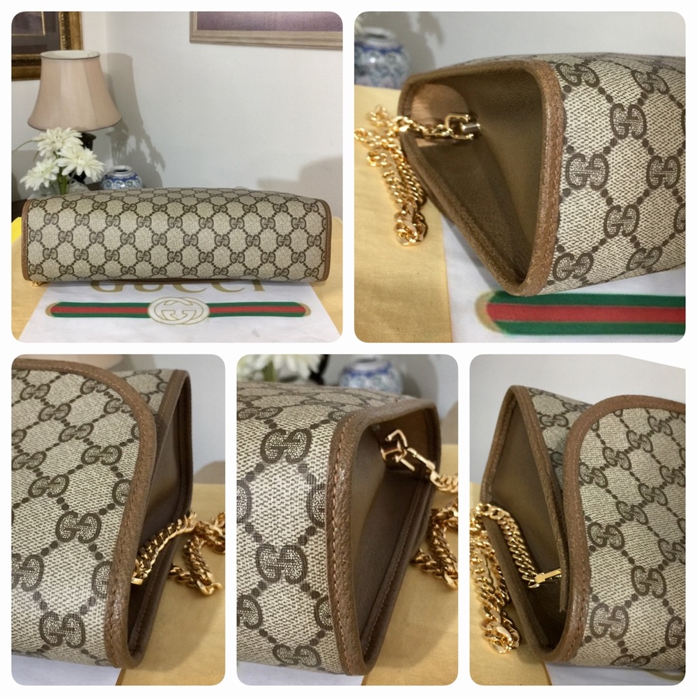 ❌❌GUCCI GG PATTERN CLUTCH/SHOULDER BAG 💼 - Picture 7 of 8